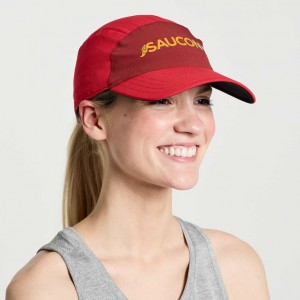 Women's Saucony Outpace Hat Red | SOUTHAFRICA-KTX