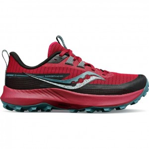 Women's Saucony Peregrine 13 Trail Running Shoes Red | SOUTHAFRICA-XEK