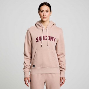 Women's Saucony Recovery Hoodie Pink | SOUTHAFRICA-JVB