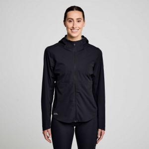 Women's Saucony Runshield Jacket Black | SOUTHAFRICA-IYS