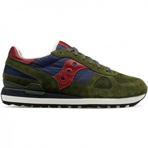 Women's Saucony Shadow Original Premium Sneakers Olive / Navy | SOUTHAFRICA-XAL