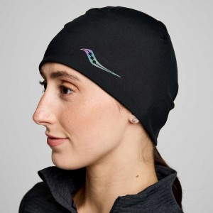 Women's Saucony Solstice Beanie Black | SOUTHAFRICA-YVZ