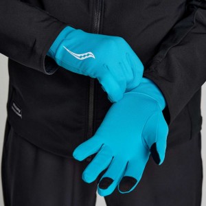 Women's Saucony Solstice Gloves Turquoise | SOUTHAFRICA-OVE