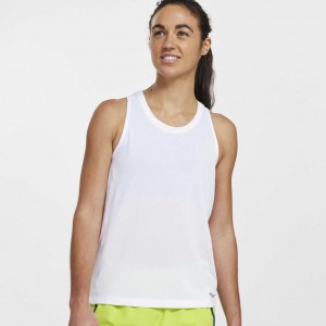 Women's Saucony Stopwatch Singlet White | SOUTHAFRICA-KRB