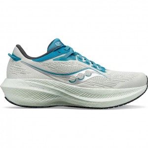 Women's Saucony Triumph 21 Running Shoes White | SOUTHAFRICA-GAU