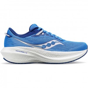 Women's Saucony Triumph 21 Running Shoes Blue | SOUTHAFRICA-CVI