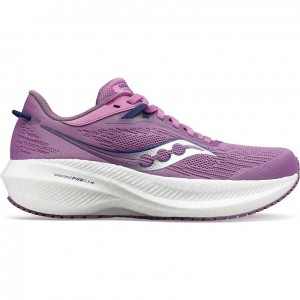 Women's Saucony Triumph 21 Running Shoes Purple | SOUTHAFRICA-ZOF