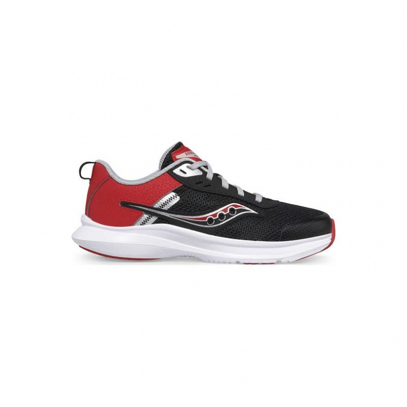 Big Kids\' Saucony Axon 3 Sneakers Black / Red | SOUTHAFRICA-RIN