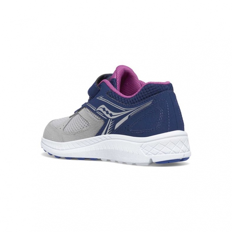 Big Kids' Saucony Cohesion 14 A/C Sneakers Navy / Grey | SOUTHAFRICA-VWA