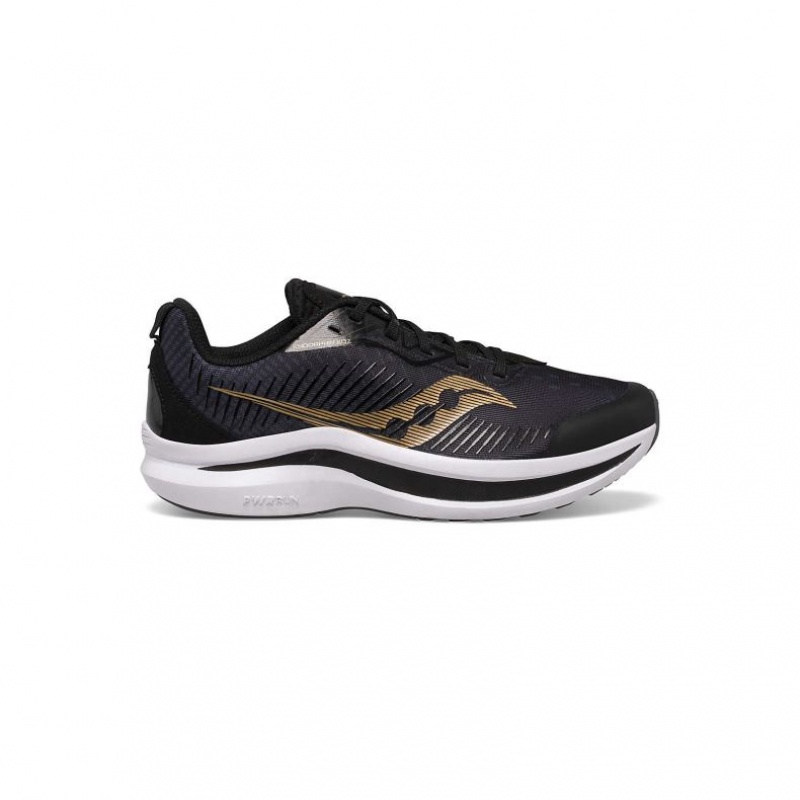 Big Kids\' Saucony Endorphin KDZ Sneakers Black / Gold | SOUTHAFRICA-QVD