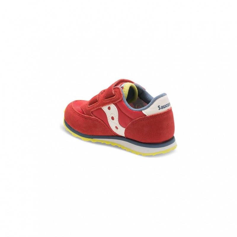 Big Kids' Saucony Jazz Hook & Loop Sneakers Red | SOUTHAFRICA-ZSD