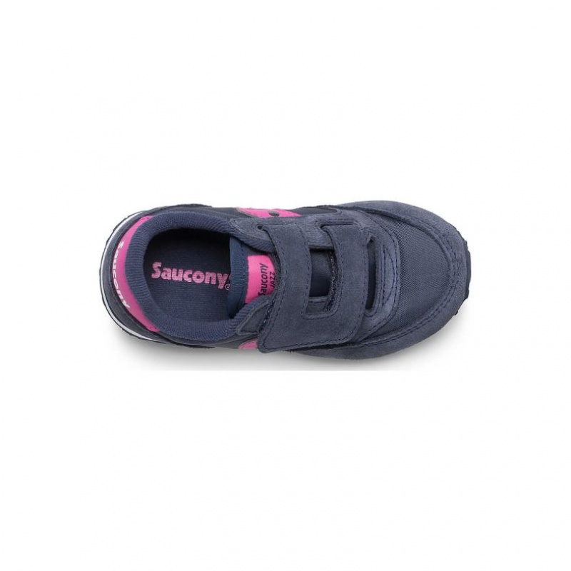 Big Kids' Saucony Jazz Hook & Loop Sneakers Navy | SOUTHAFRICA-PHK