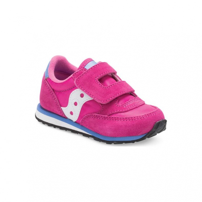 Big Kids' Saucony Jazz Hook & Loop Sneakers Pink | SOUTHAFRICA-DBU