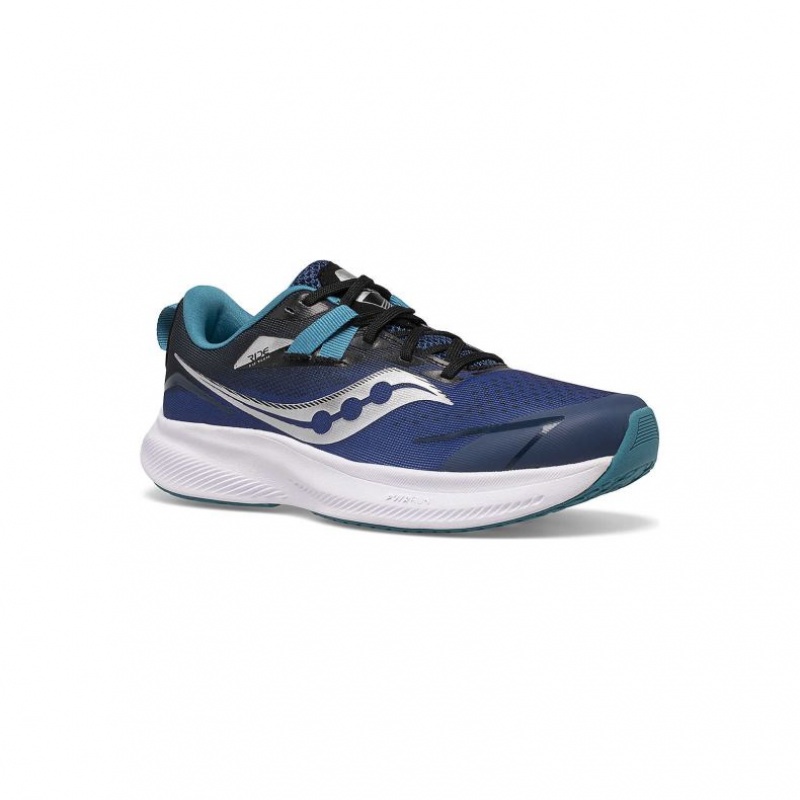 Big Kids' Saucony Ride 15 Sneakers Blue | SOUTHAFRICA-UKQ