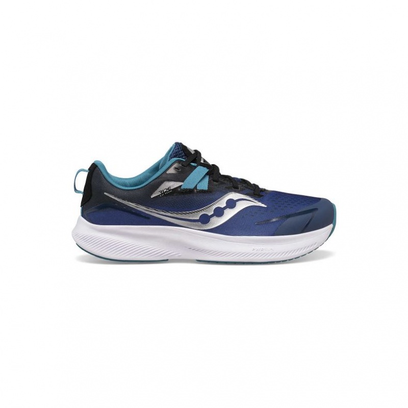 Big Kids\' Saucony Ride 15 Sneakers Blue | SOUTHAFRICA-UKQ