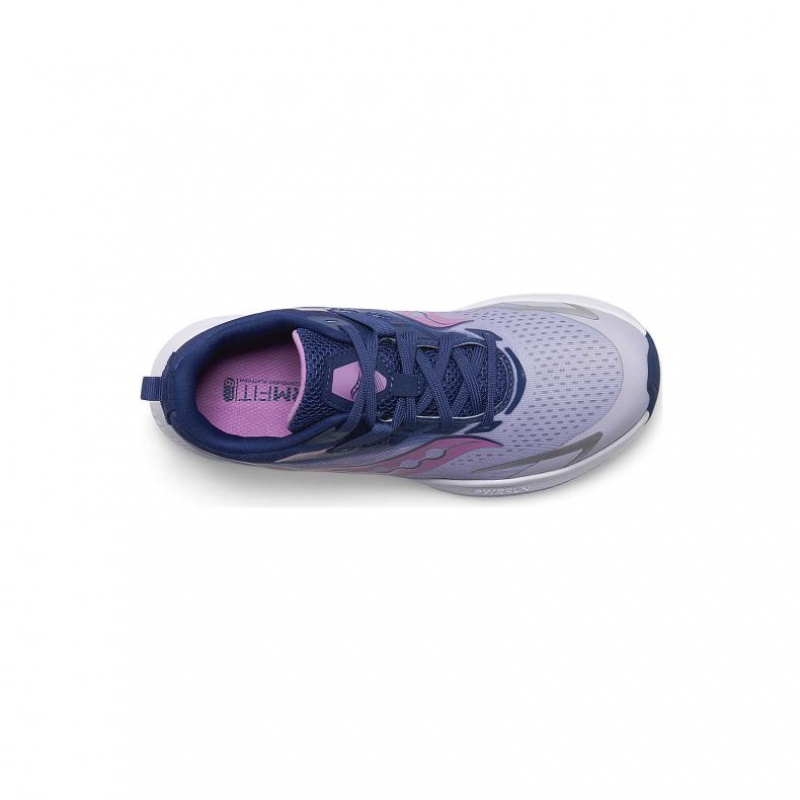 Big Kids' Saucony Ride 15 Sneakers Purple / Indigo | SOUTHAFRICA-SEF