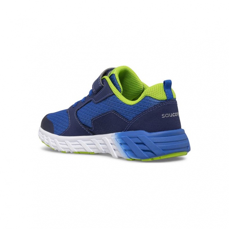 Big Kids' Saucony Wind 2.0 A/C Sneakers Blue | SOUTHAFRICA-DWJ