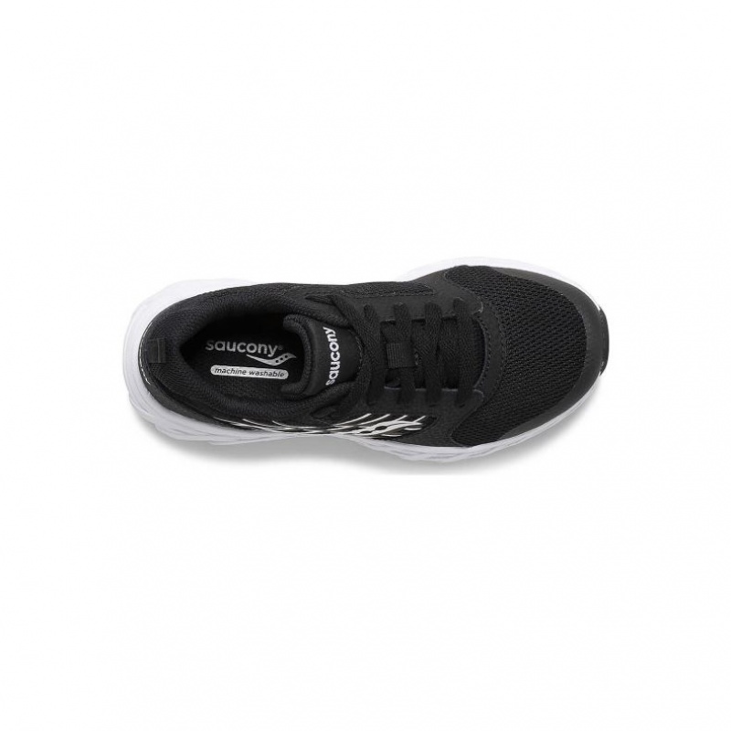 Big Kids' Saucony Wind 2.0 Lace Sneakers Black | SOUTHAFRICA-OMT