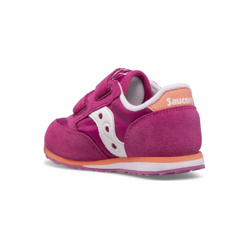 Little Kids' Saucony Baby Jazz Hook & Loop Sneakers Fuchsia | SOUTHAFRICA-OWH