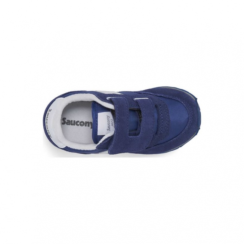 Little Kids' Saucony Baby Jazz Hook & Loop Sneakers Navy | SOUTHAFRICA-NGK