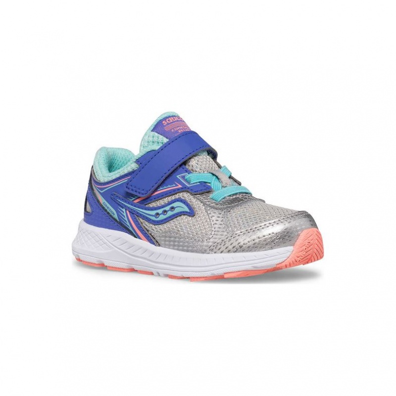 Little Kids' Saucony Cohesion 14 A/C Jr. Sneakers Blue / Silver | SOUTHAFRICA-KYN