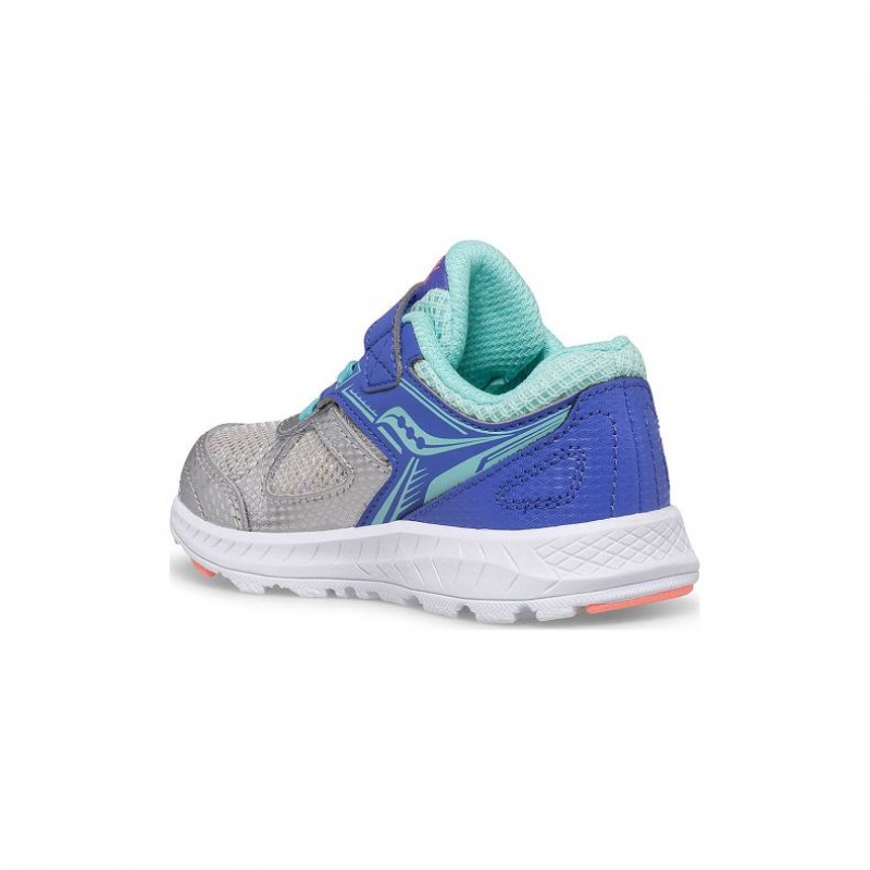 Little Kids' Saucony Cohesion 14 A/C Jr. Sneakers Blue / Silver | SOUTHAFRICA-KYN