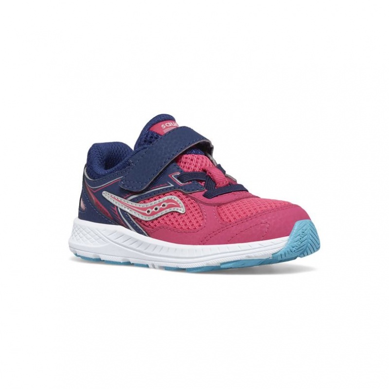 Little Kids' Saucony Cohesion 14 A/C Jr. Sneakers Pink / Navy | SOUTHAFRICA-MKY