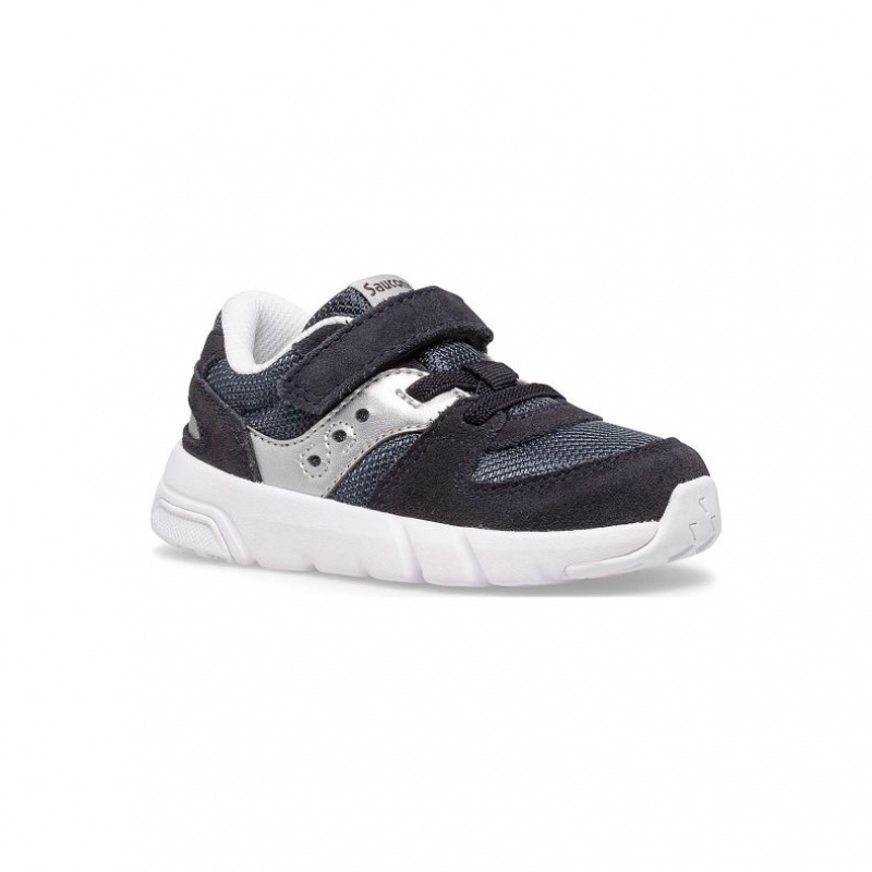 Little Kids' Saucony Jazz Lite 2.0 Sneakers Black / Silver | SOUTHAFRICA-AXK