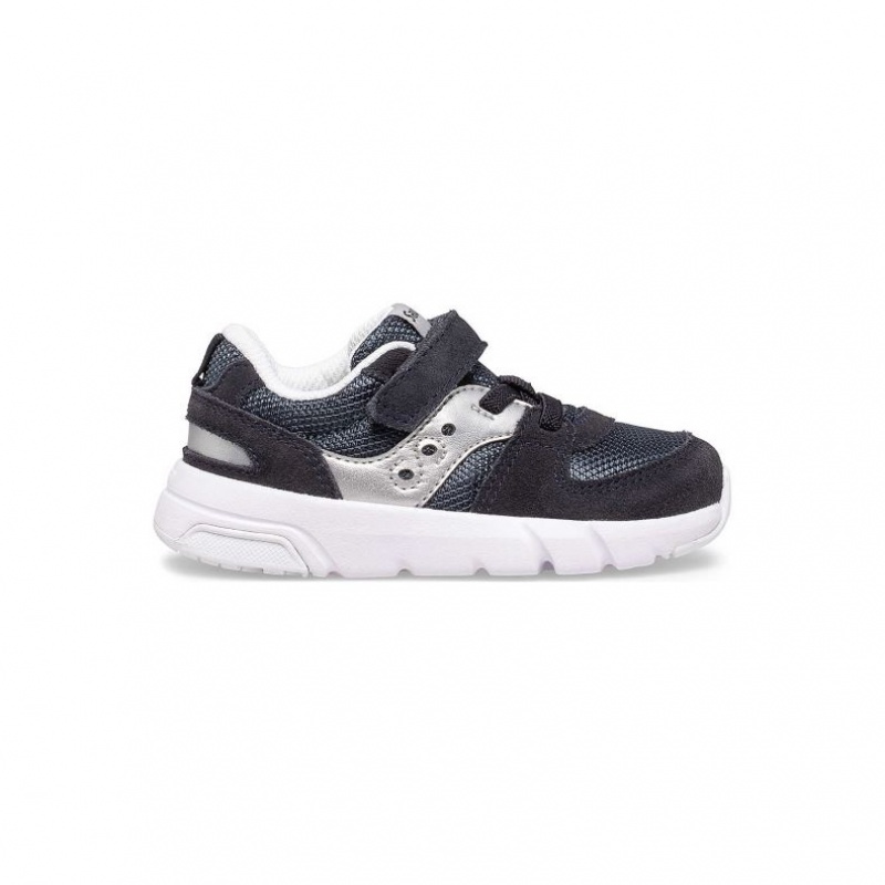 Little Kids\' Saucony Jazz Lite 2.0 Sneakers Black / Silver | SOUTHAFRICA-AXK