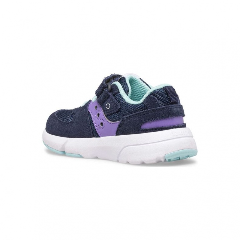 Little Kids' Saucony Jazz Lite 2.0 Sneakers Navy / Purple | SOUTHAFRICA-LSH