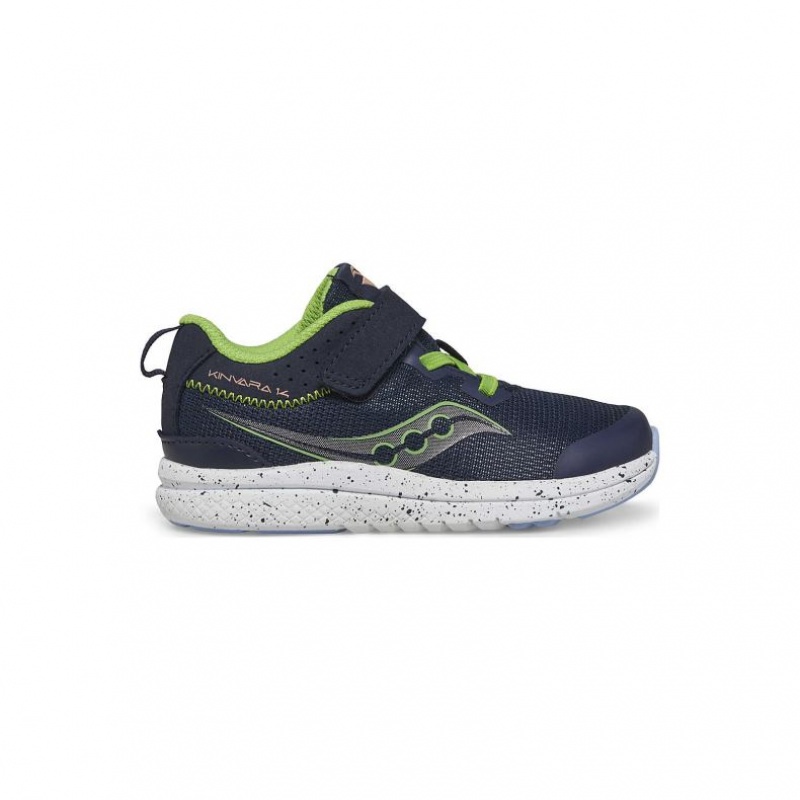 Little Kids\' Saucony Kinvara 14 A/C Jr. Sneakers Navy | SOUTHAFRICA-CID