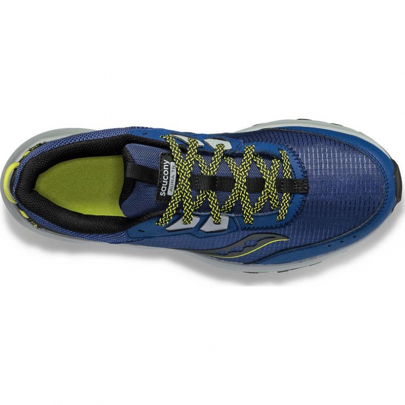 Men's Saucony Aura TR Trail Running Shoes Indigo | SOUTHAFRICA-KIN