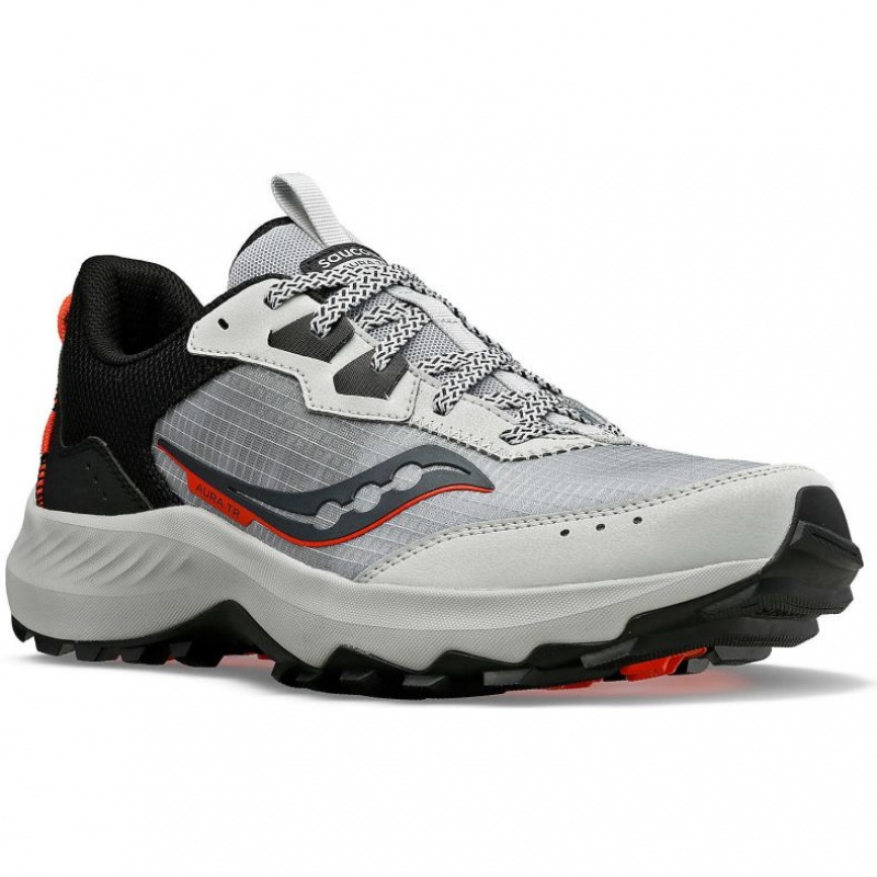 Men's Saucony Aura TR Trail Running Shoes Grey | SOUTHAFRICA-PXG