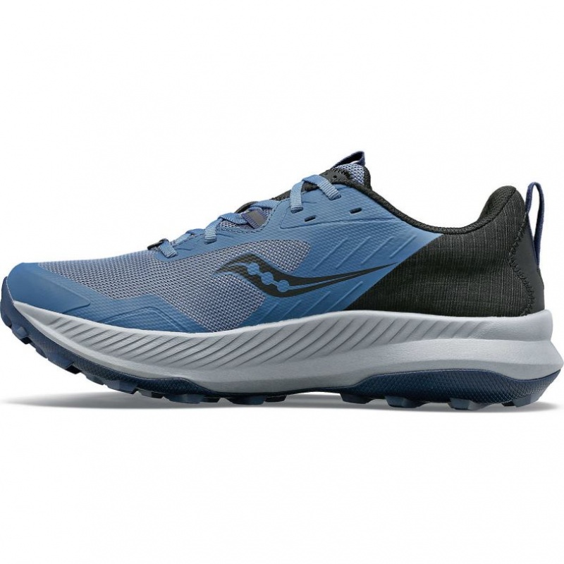 Men's Saucony Blaze TR Trail Running Shoes Blue / Black | SOUTHAFRICA-NSF