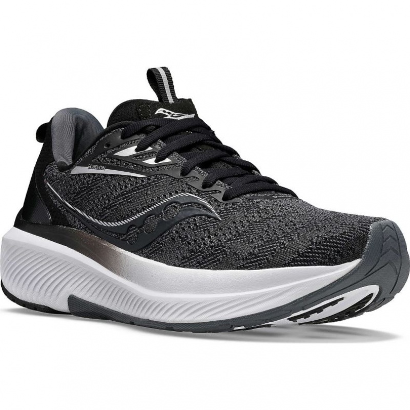 Men's Saucony Echelon 9 Running Shoes Black | SOUTHAFRICA-BFO