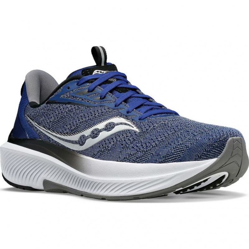 Men's Saucony Echelon 9 Wide Running Shoes Indigo | SOUTHAFRICA-IFW