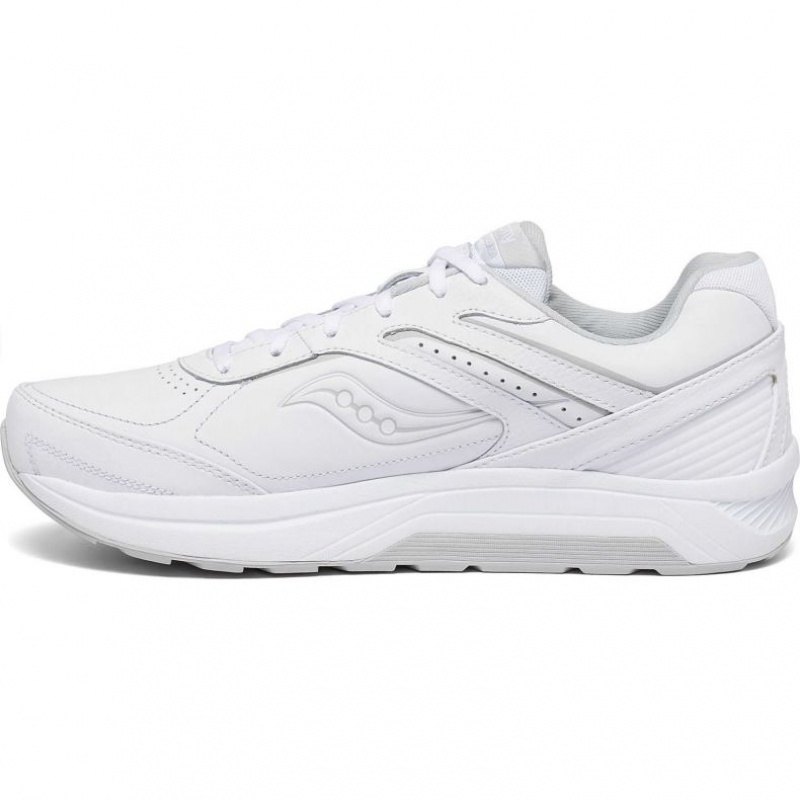 Men's Saucony Echelon Walker 3 Extra Wide Running Shoes White | SOUTHAFRICA-CDU