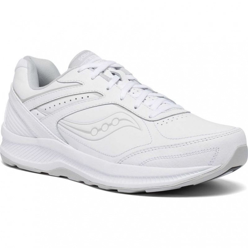 Men's Saucony Echelon Walker 3 Extra Wide Running Shoes White | SOUTHAFRICA-CDU