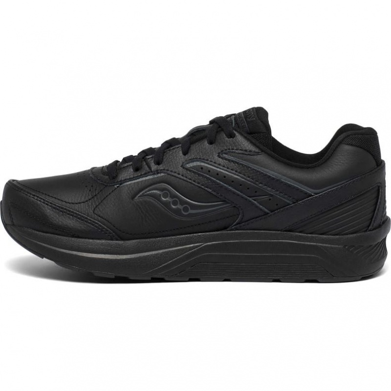 Men's Saucony Echelon Walker 3 Walking Shoes Black | SOUTHAFRICA-NLU