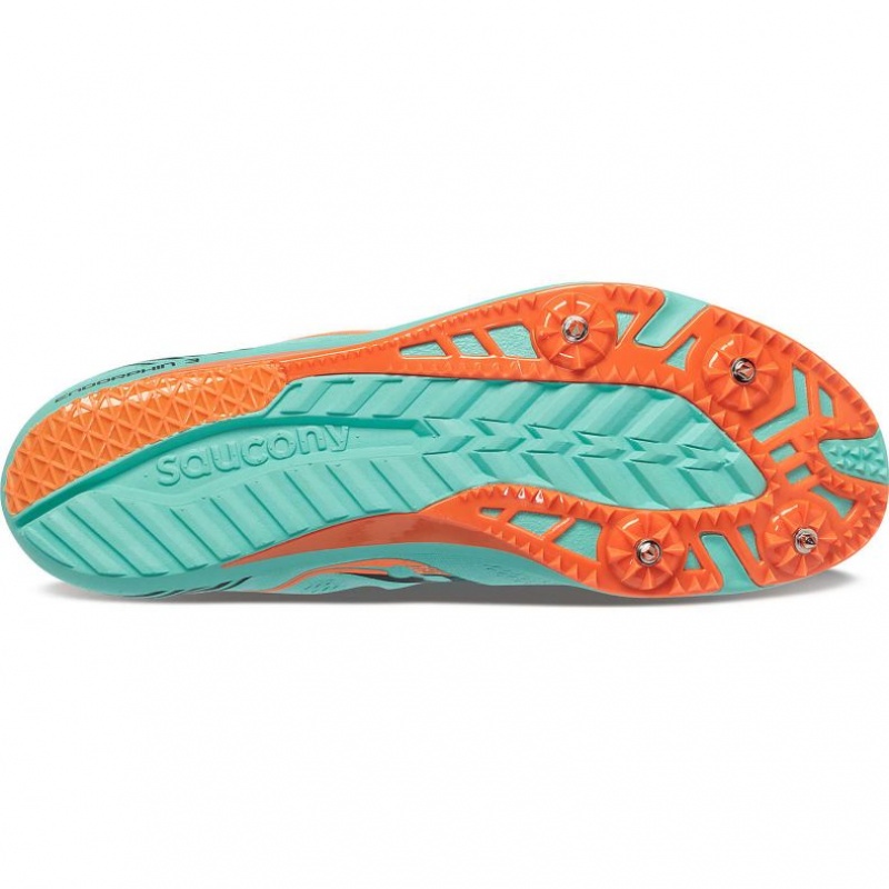 Men's Saucony Endorphin 3 Spikes Turquoise | SOUTHAFRICA-UPV