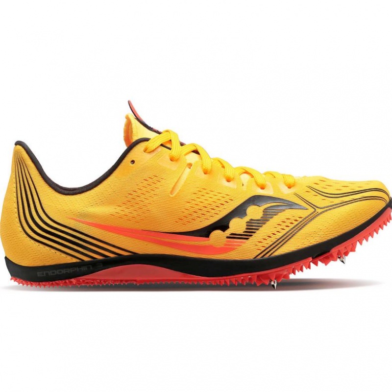 Men\'s Saucony Endorphin 3 Spikes Yellow | SOUTHAFRICA-DER