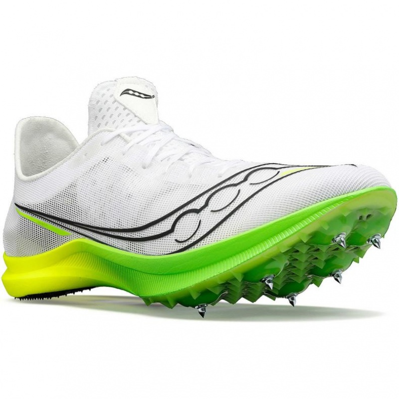 Men's Saucony Endorphin Cheetah Running Shoes White | SOUTHAFRICA-KSD