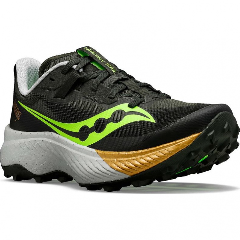 Men's Saucony Endorphin Edge Trail Running Shoes Black | SOUTHAFRICA-CWL