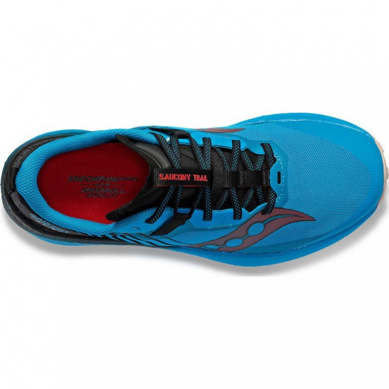 Men's Saucony Endorphin Edge Trail Running Shoes Blue | SOUTHAFRICA-AIT