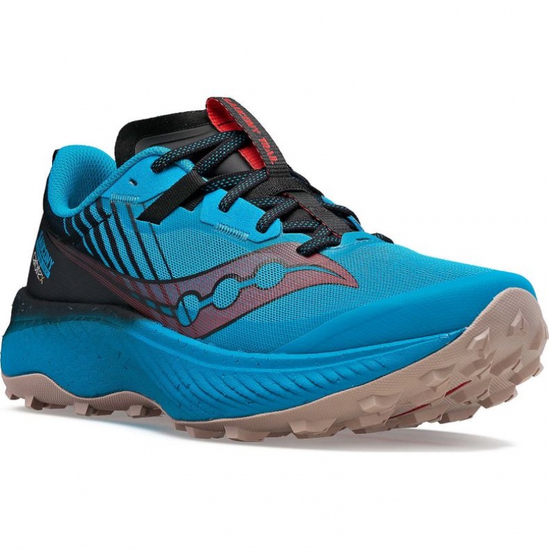 Men's Saucony Endorphin Edge Trail Running Shoes Blue | SOUTHAFRICA-AIT