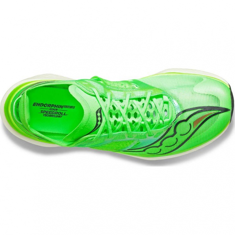 Men's Saucony Endorphin Elite Running Shoes Green | SOUTHAFRICA-HFA