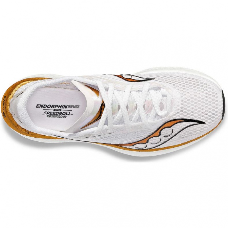 Men's Saucony Endorphin Pro 3 Running Shoes White | SOUTHAFRICA-XBI