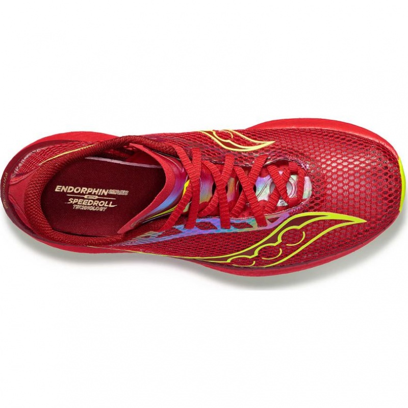 Men's Saucony Endorphin Pro 3 Running Shoes Red | SOUTHAFRICA-MBO