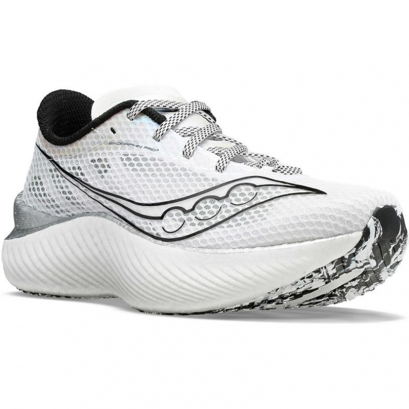 Men's Saucony Endorphin Pro 3 Running Shoes White | SOUTHAFRICA-ABO