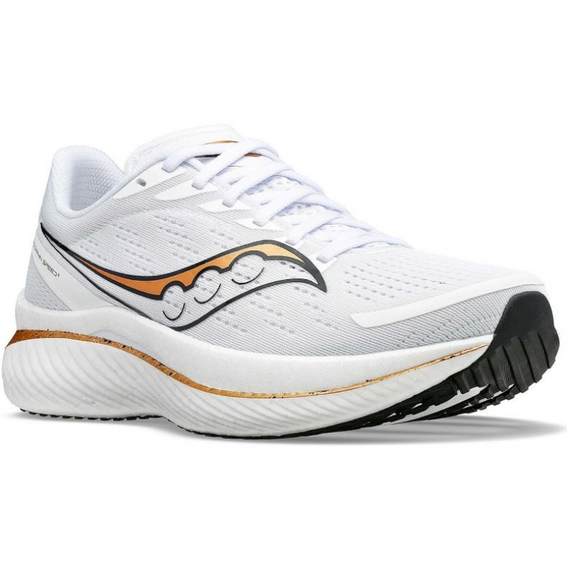 Men's Saucony Endorphin Speed 3 Running Shoes White | SOUTHAFRICA-HDL